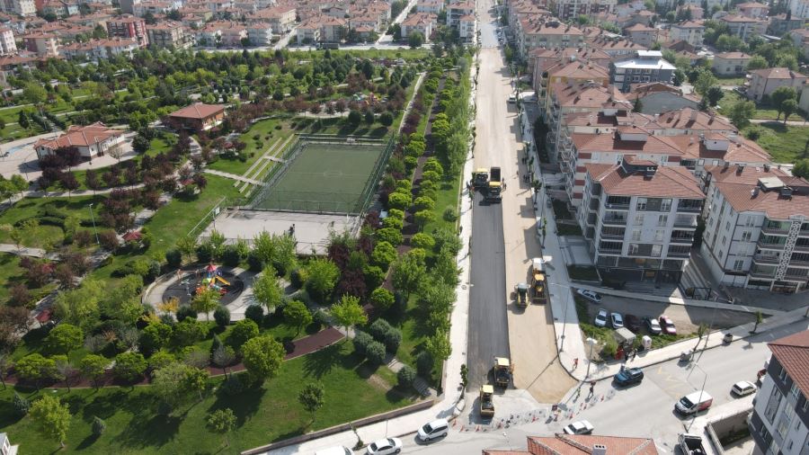 Hüyük Caddesi asfaltla buluştu