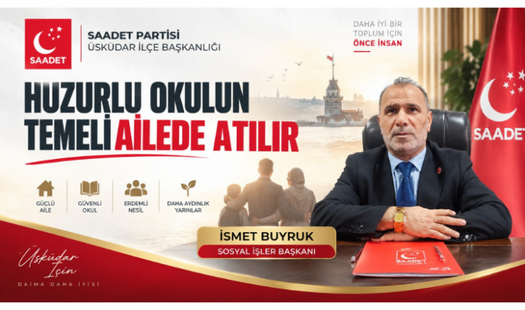 HUZURLU OKULUN TEMELİ AİLEDE ATILIR İsmet Buyruk: “Çocuklarımızın yalnızca karnesini değil, kalbini de takip etmeliyiz” - GÜNDEM - İnternetin Ajansı