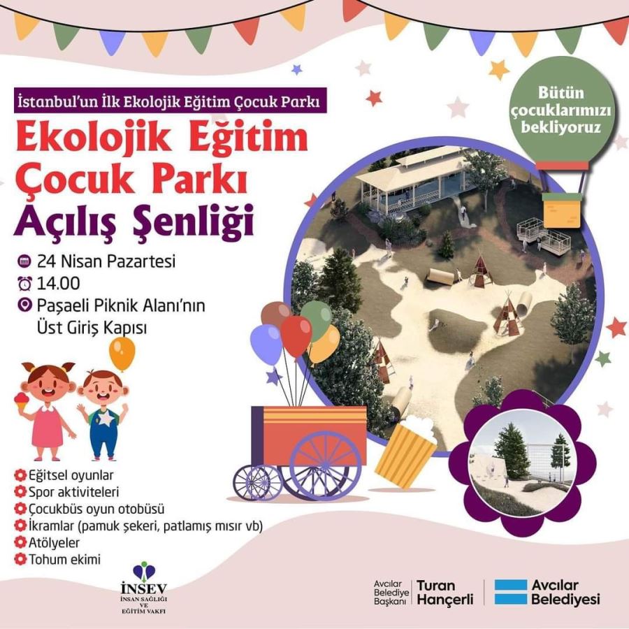 İstanbul'un İlk 'Ekolojik Eğitim Çocuk Parkı' Avcılar'da Açılıyor!
