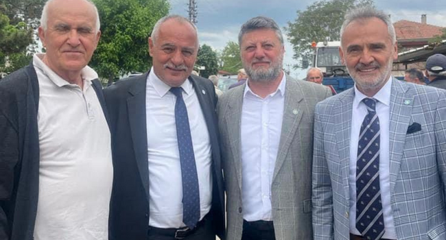 İYİ Parti İl Başkanı Engin Edirne'de Yağmur ve Şükür Duasına Katıldı