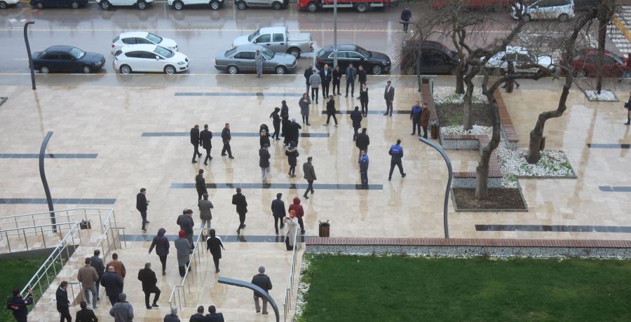 Kandıra Belediyesi’nde deprem tatbikatı