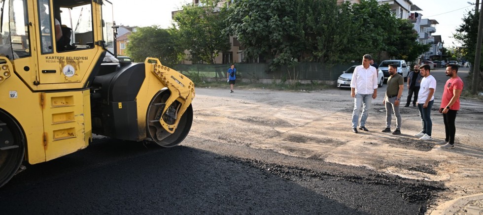 KARTEPE’DE TÜM SOKAKLAR ASFALTLANIYOR - GÜNDEM - İnternetin Ajansı