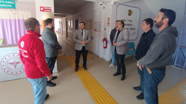 Kaymakam Altay Pazaryeri Devlet Hastanesinde incelemelerde bulundu