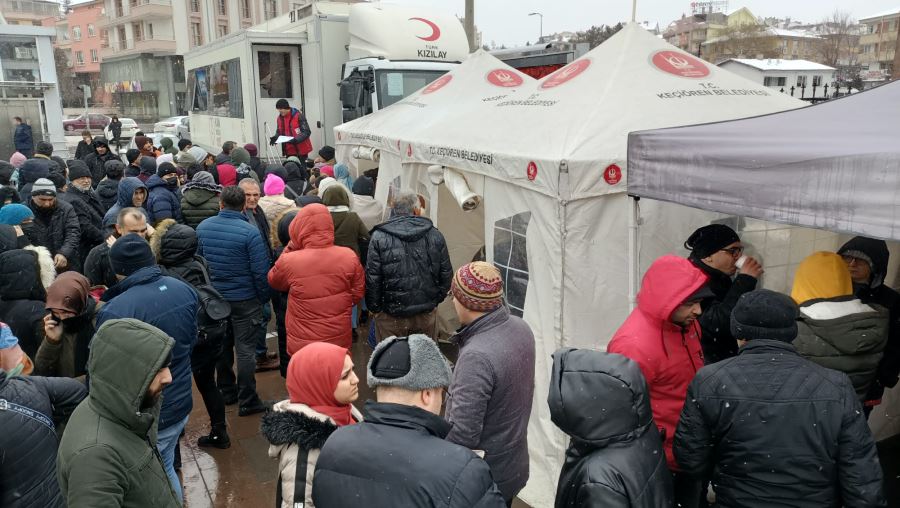 KEÇİÖREN BELEDİYESİNDEN DEPREM BÖLGESİNE DESTEK