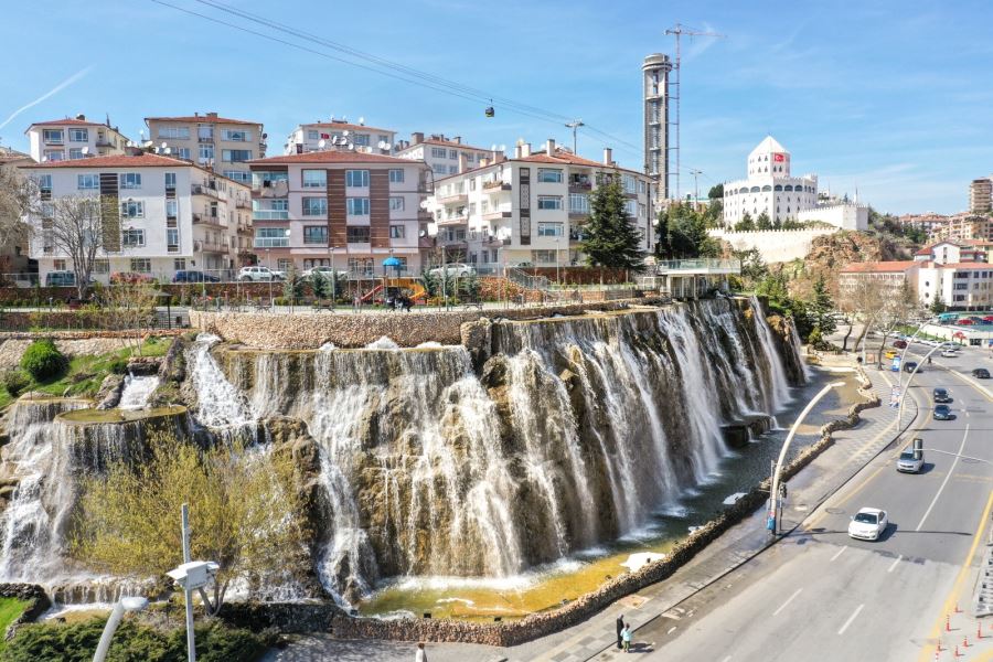 KEÇİÖREN ŞELALESİ DAHA BERRAK ÇAĞLIYOR