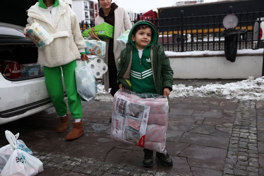 KEÇİÖREN’DE YAŞLI GENÇ HERKES TEK YÜREK