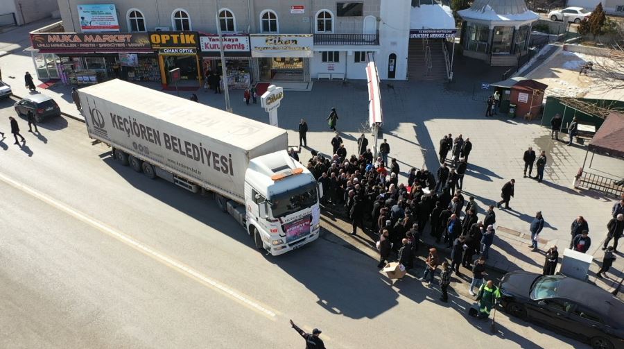 KEÇİÖREN’DEN MALATYA’YA YARDIM TIRI