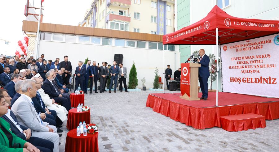 KEÇİÖREN’E YENİ KUR’AN KURSU AÇILDI