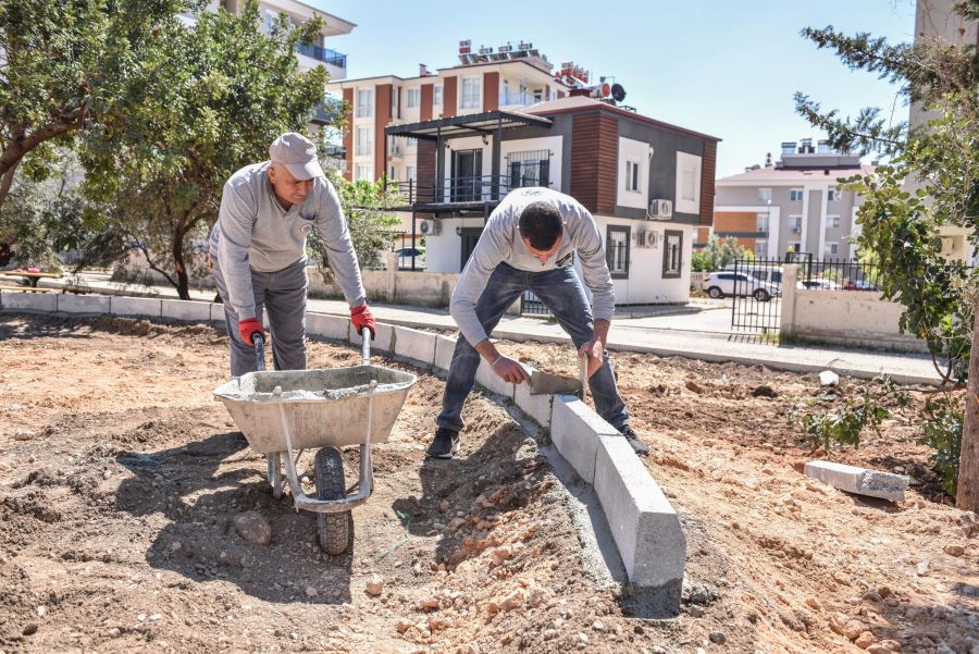 Kepez park yapımında rekora koşuyor