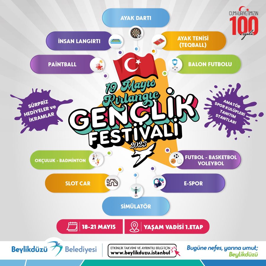 KIRLANGIÇ GENÇLİK FESTİVALİ BAŞLIYOR