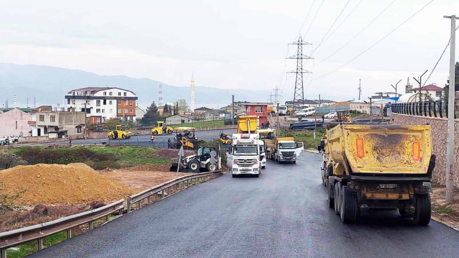 Körfez İlimtepe yolu asfaltlandı