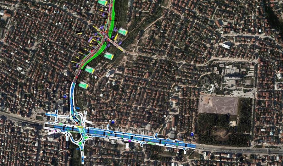 Körfez Kaşkaldere Kavşağına yeni düzenleme