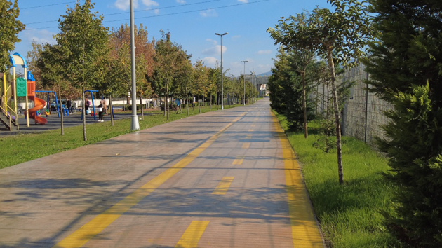 Köseköy-Sarımeşe yürüyüş ve bisiklet yolu  vatandaşları memnun etti