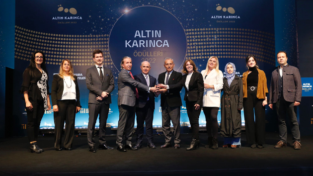 KÜÇÜKÇEKMECE BELEDİYESİ’NE ALTIN KARINCA ÖDÜLÜ
