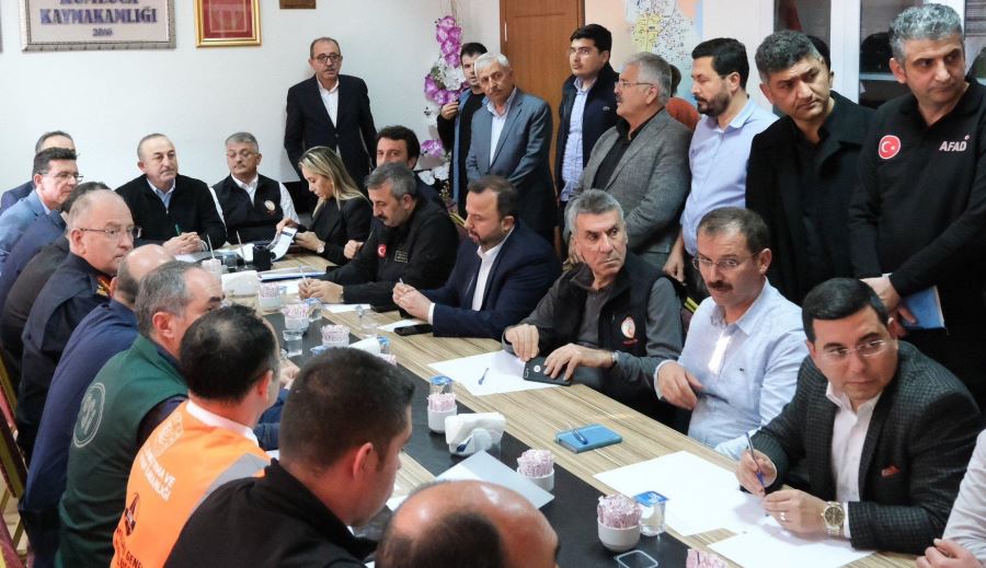Kumluca’da afet koordinasyon toplantısı