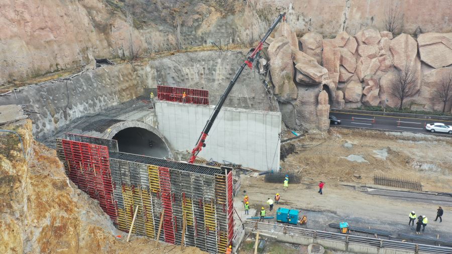 KUZEY ANKARA TÜNELİ’NDEKİ ÇALIŞMALARIN İLK ETABI TAMAMLANIYOR