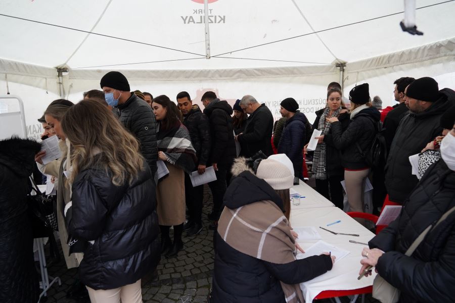 Lüleburgaz deprem bölgesi için seferber oldu