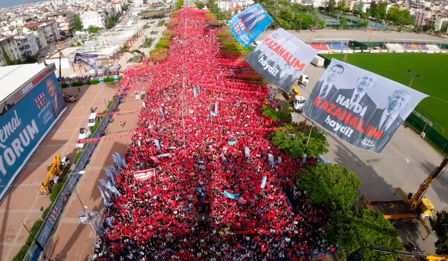 MANSUR YAVAŞ, GÜLTEKİN UYSAL VE KEMAL KILIÇDAROĞLU İLE BİRLİKTE ANTALYA’DA