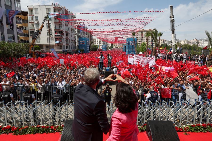 MANSUR YAVAŞ VE KEMAL KILIÇDAROĞLU MERSİN’DE