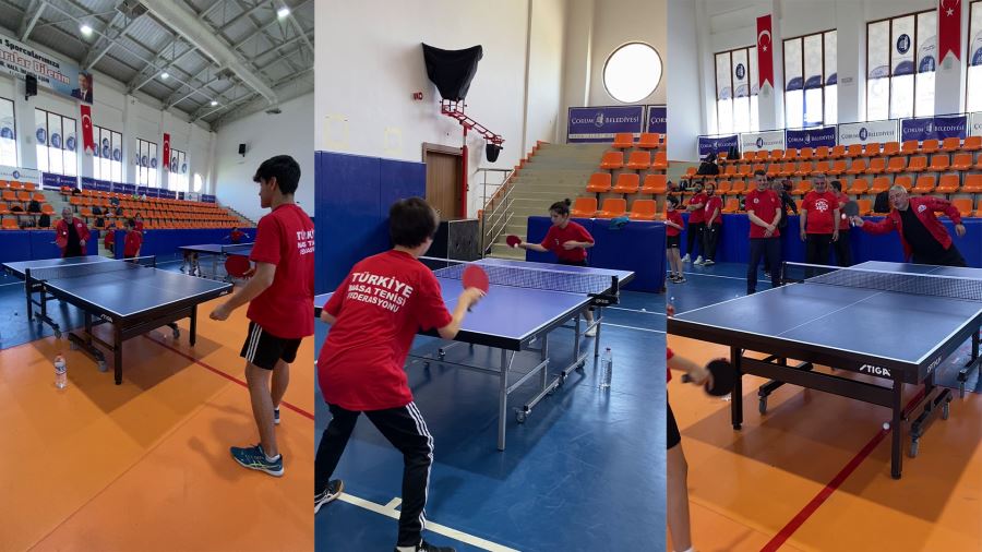 Masa Tenisi “Motivasyon Kampı” Çorum’da devam ediyor
