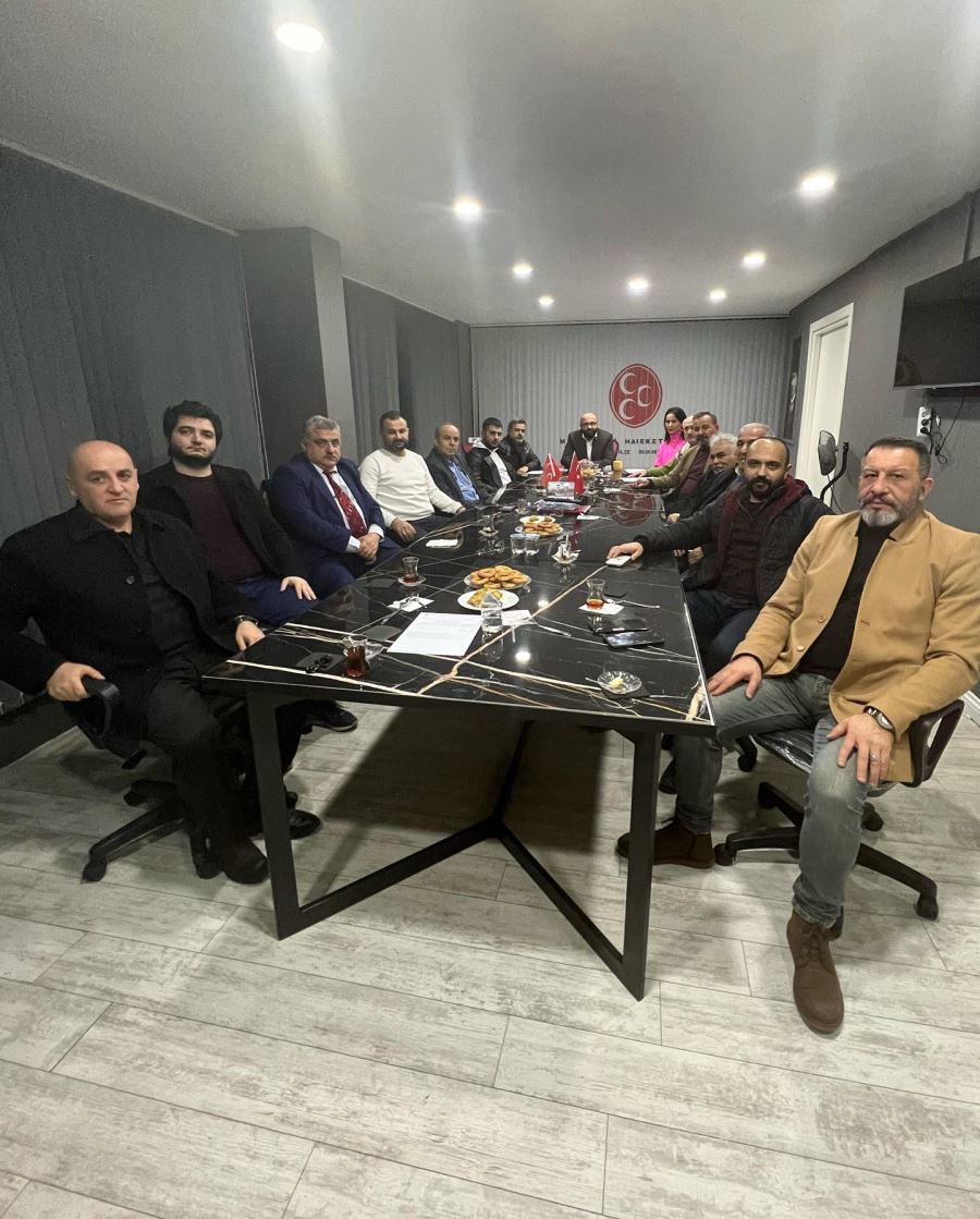 MHP ATAKUM İLÇE YÖNETİMİ İLK TOPLANTISINI GERÇEKLEŞTİRDİ