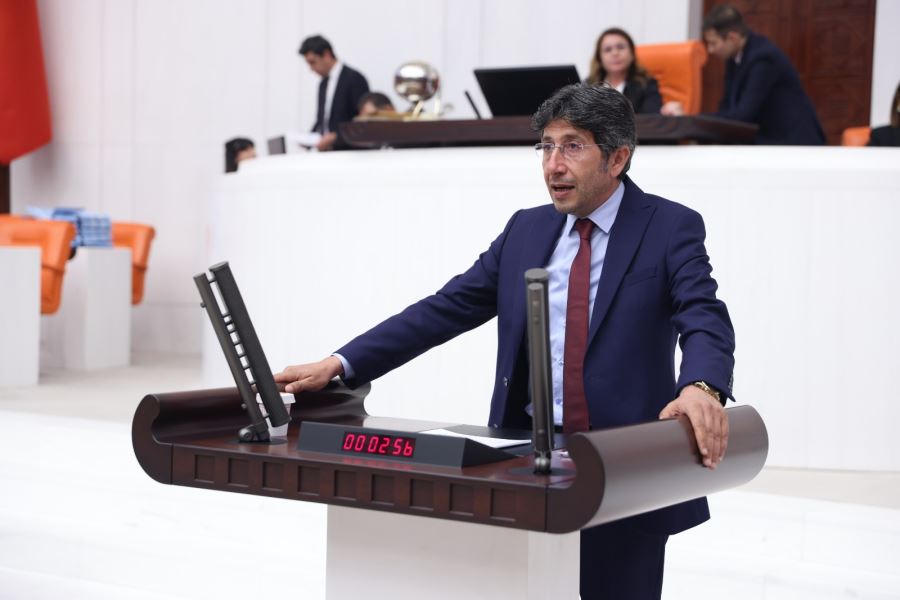 Milletvekili Ali Bozan, Mersin'de ücretlerini alamayan TOKİ işçilerini Meclis'e taşıdı