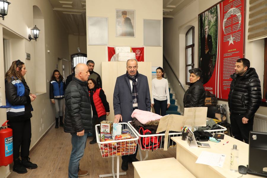 MUDANYA BELEDİYESİ’NDEN AFET YARDIM KAMPANYASI