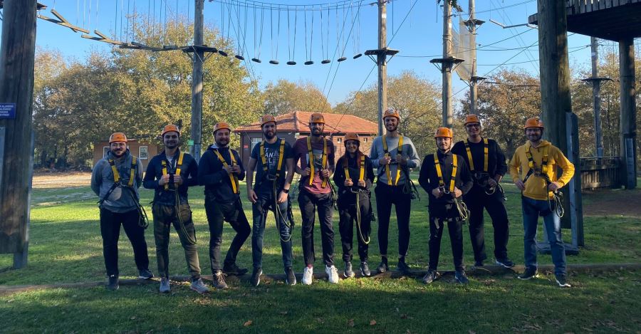 Mühendisler Macera Park’ta adrenalinle tanıştı