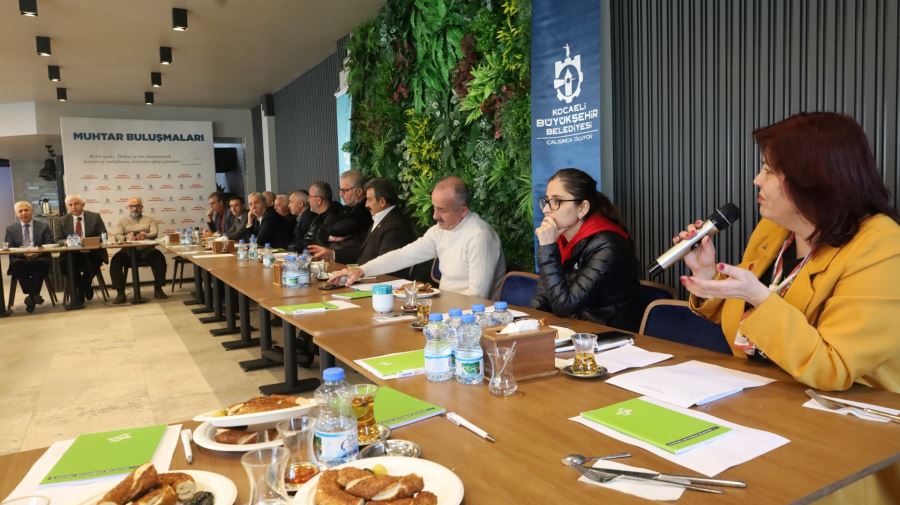 Muhtarlar, Büyükşehir’in hizmetlerinden memnun
