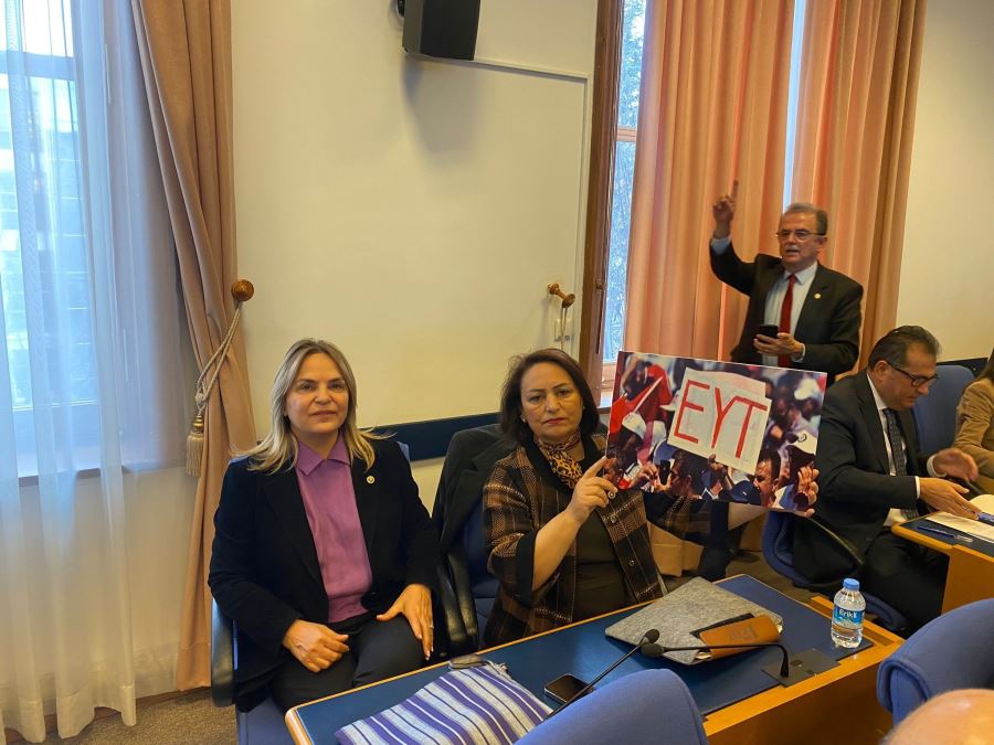 Müzeyyen Şevkin, EYT Komisyonunda konuştu