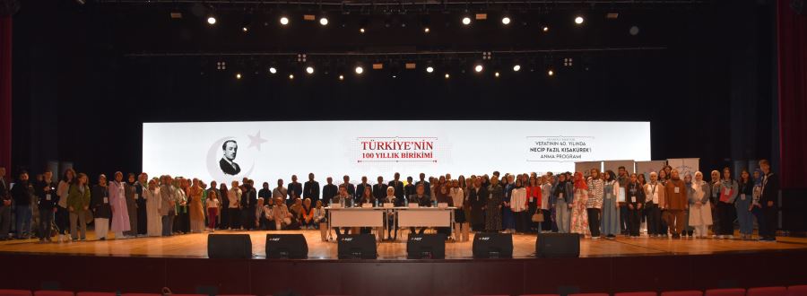 NECİP FAZIL KISAKÜREK VEFATININ 40. YILDÖNÜMÜNDE ANILIYOR