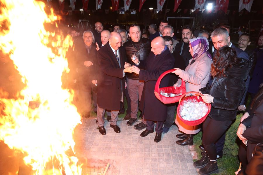 NEVRUZ ATEŞİ 101 YIL SONRA KEÇİÖREN'DE YÜKSELDİ