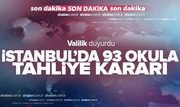 Okullarda Tahliye Kararı