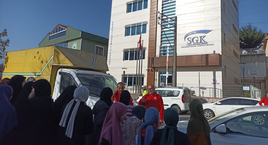 Orhangazi Belediyesi Arama Kurtarma Ekibi OBAK sahada