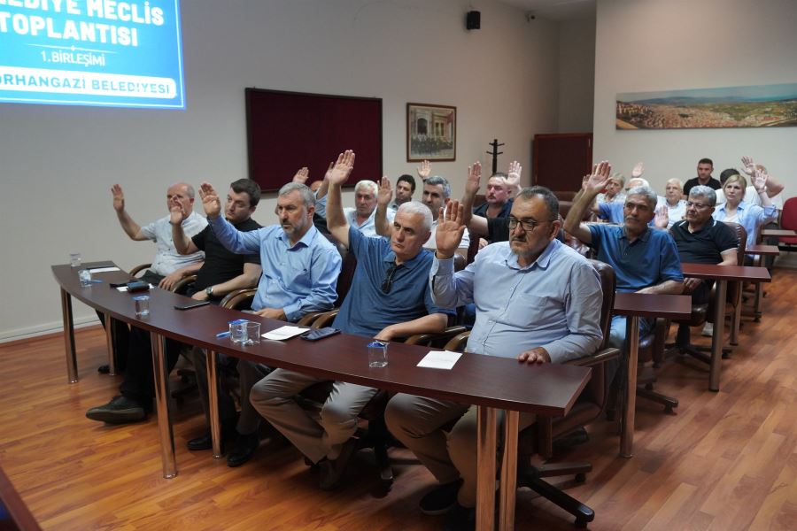 ORHANGAZİ BELEDİYESİ TEMMUZ AYI MECLİS TOPLANTISI GERÇEKLEŞTİRİLDİ