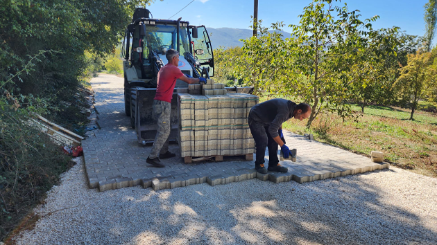Orhangazi Belediyesinden Gedelek Mahallesine Parke yapımı