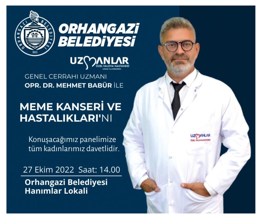 Orhangazi Belediyesinden meme kanseri paneli