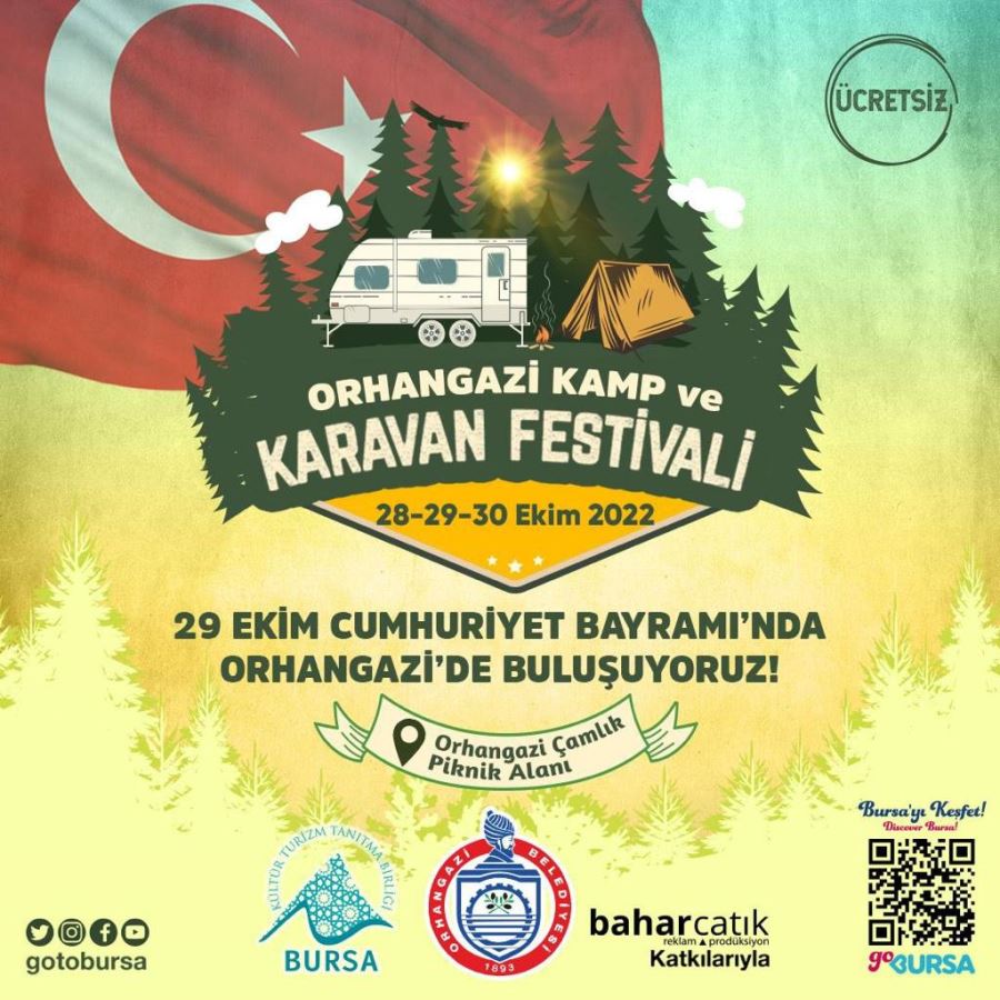 Orhangazi Kamp Karavan Festivalinde Geri Sayım Devam Ediyor