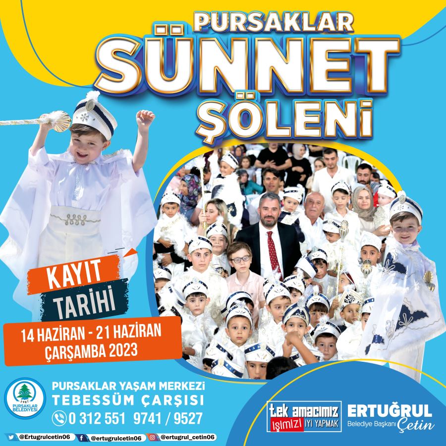 Pursaklar Sünnet Şöleniyle Şenleniyor