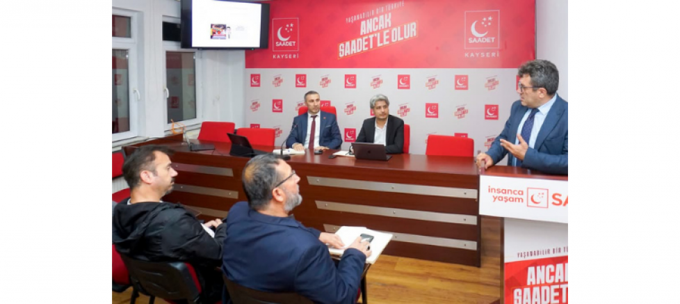 SAADET PARTİSİ KAYSERİ İL BAŞKANI ERDAL ALTUN: “BİZ, YÜKÜN ALTINA ELİNİ KOYAN KADROLARIZ” - GÜNDEM - İnternetin Ajansı