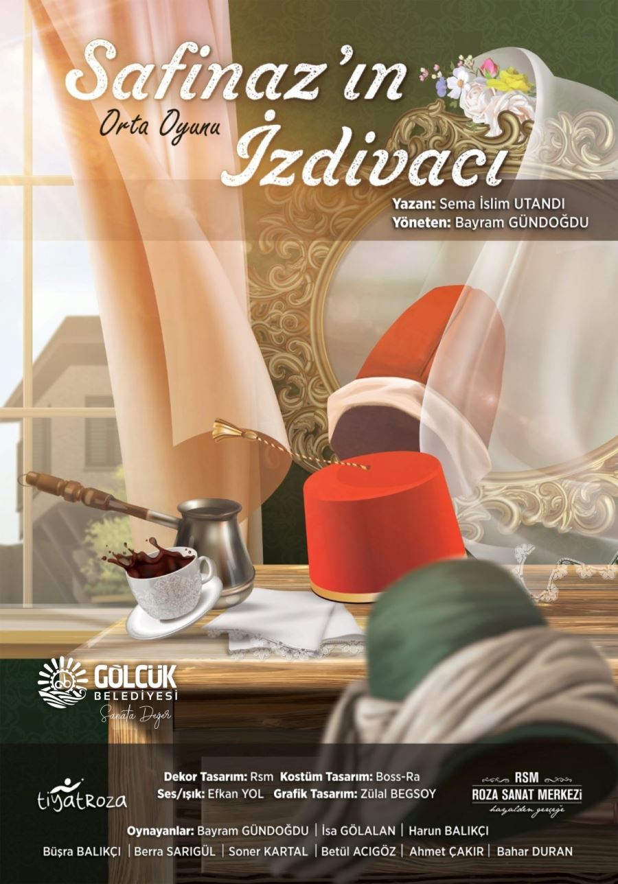 SAFİNAZ’IN İZDİVACI ORTA OYUNU KAHKAHAYA DAVET EDİYOR