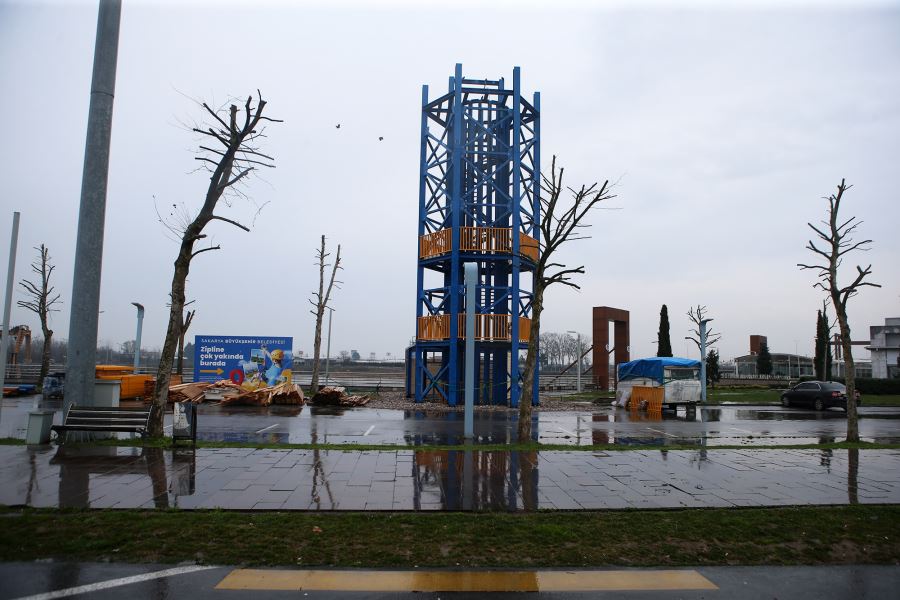 Sakarya Nehri’nde 'zipline' gezisi için geri sayım