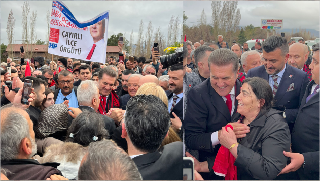 Sarıgül, Erzincan’da büyük coşkuyla karşılandı