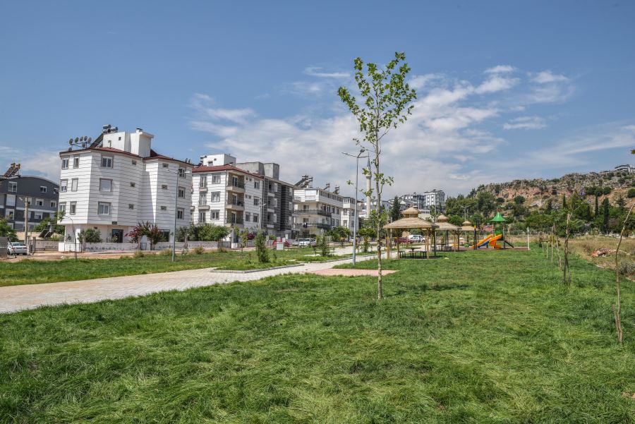 Şehirleşen Kütükçü’ye 15 bin m2 yeşil alan