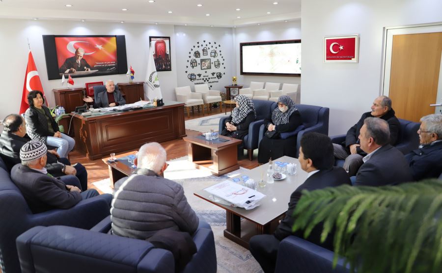 Şehit Aileleri ve Gaziler Derneği'nden Başkan Bilgin'e Plaket