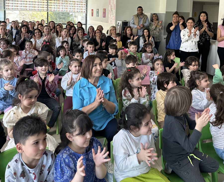 SELVİ KILIÇDAROĞLU ÇANKAYA BELEDİYESİ MASAL KALESİ KREŞİ’Nİ GEZDİ