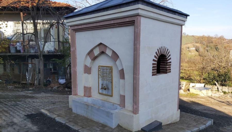 TARİHÎ KİTÂBELİ SİRETİYE ÇEŞMESİ’NİN YAPIMINI TAMAMLANDI