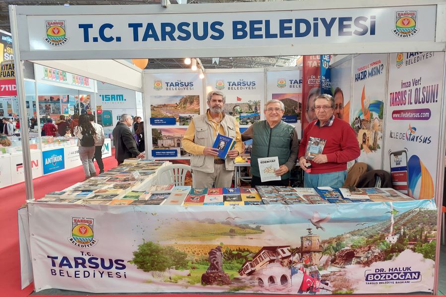 TARSUS BELEDİYESİ 225 BİN KİŞİNİN ZİYARET ETTİĞİ ÇUKUROVA 15. KİTAP FUARI’NDA TARSUS'U BAŞARIYLA TEMSİL ETTİ