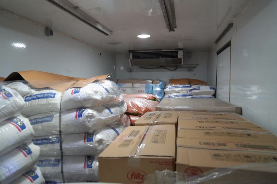 TARSUS BELEDİYESİ’NE DÜNYA GIDA PROGRAMI’NDAN DEPREMZEDELER İÇİN 160 TON GIDA VE BAKLİYAT DESTEĞİ SAĞLANDI