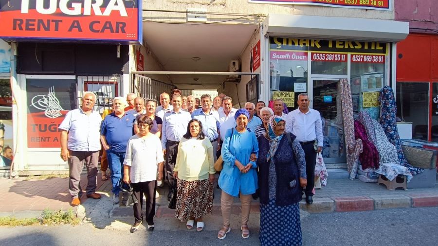TARSUS CHP'DEN EMEKLİ DERNEKLERİNE ZİYARET
